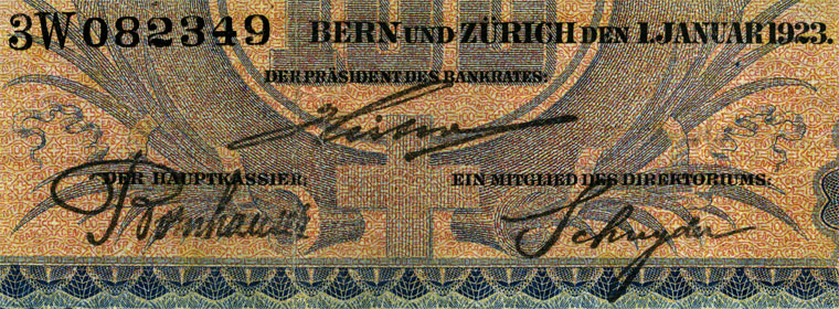 100 Franken, 1923